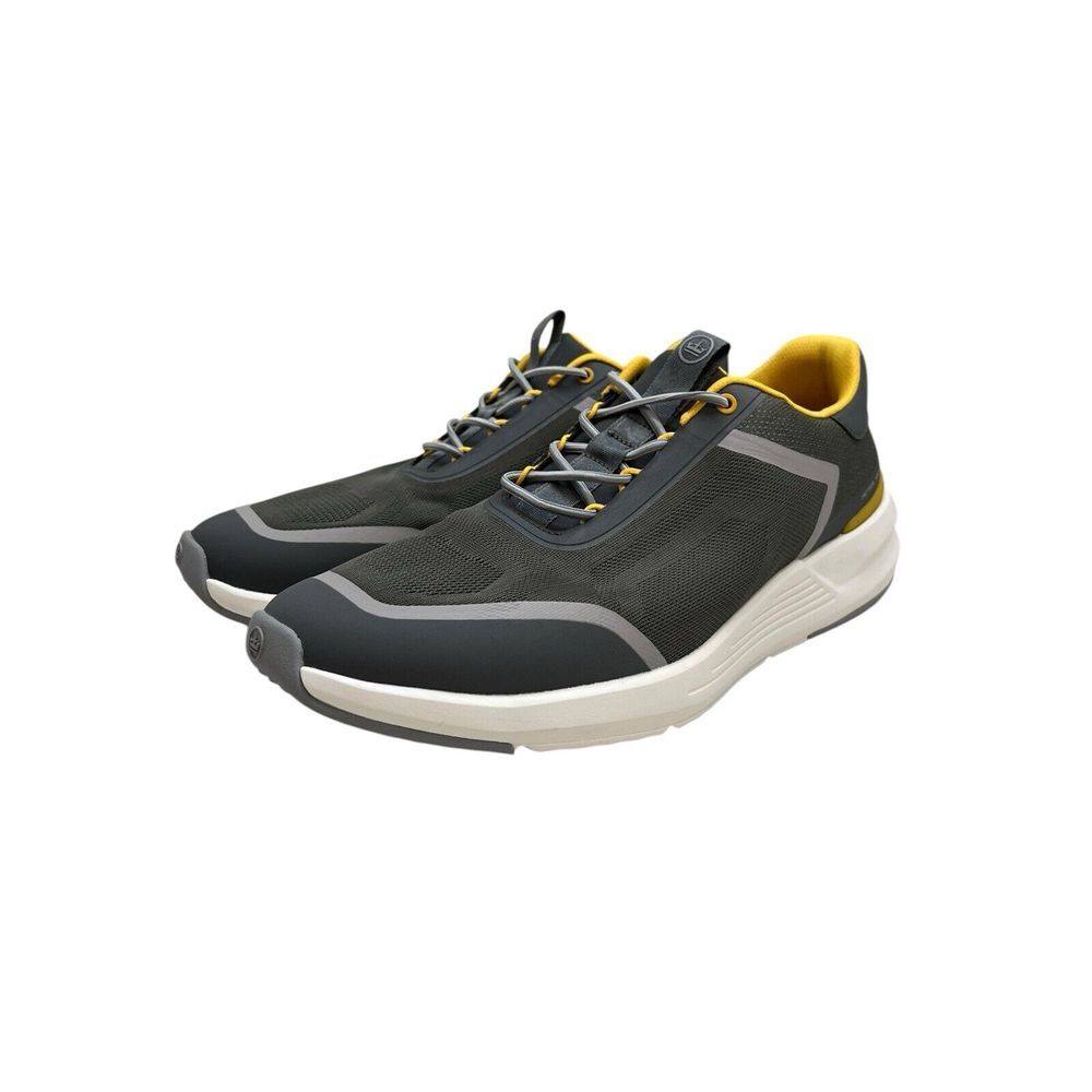 Peter Millar Hyperlight Apollo Shoes -Gray/Yellow… - image 2